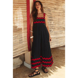 Jovie - Vestido Suelto Sin Mangas con Estampado Floral