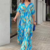 Camille - Vestido Abstracto Vibrante