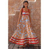 Jovie - Vestido Suelto Sin Mangas con Estampado Floral