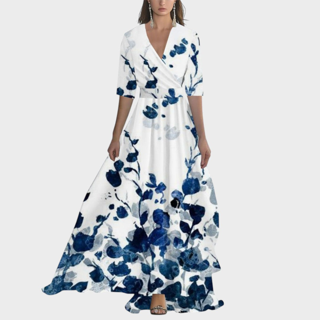 Helena Maxivestido con deslumbrante estampado floral