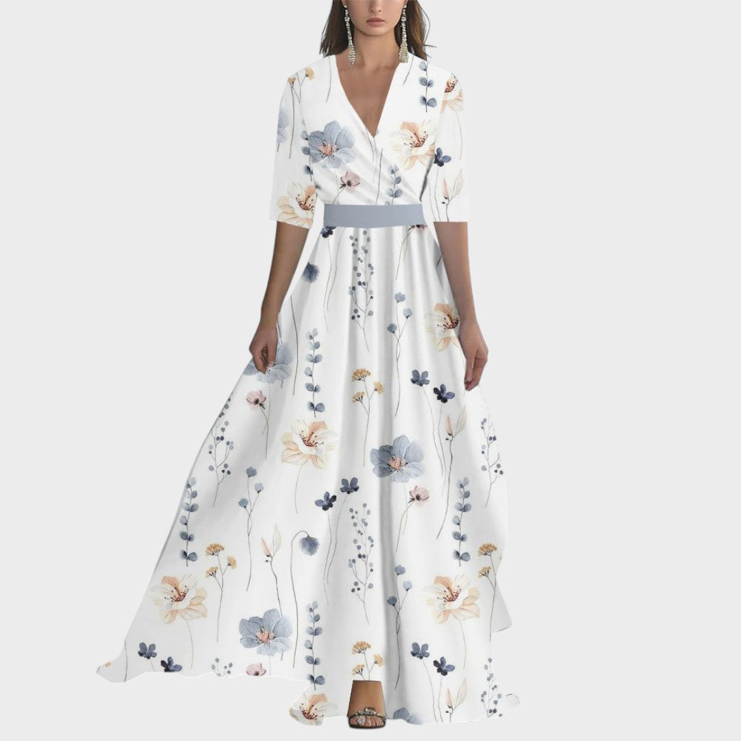 Helena Maxivestido con deslumbrante estampado floral