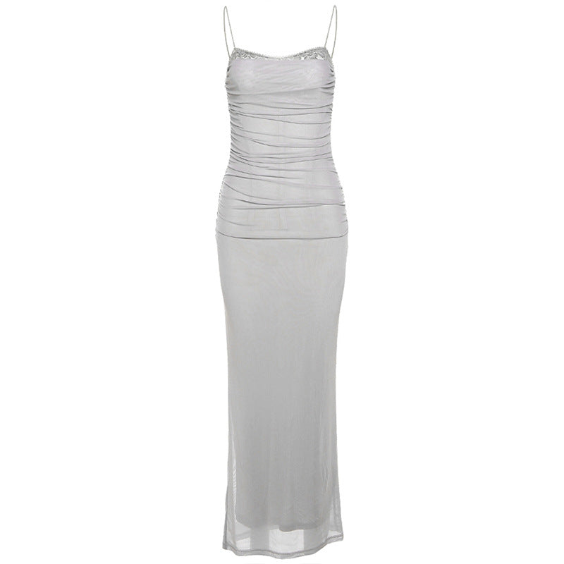 AURELIA - Vestido de Encaje y Malla