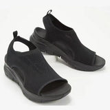 Natalia® | Women'S Breathable Knit Open Toe Slip-On Sandals