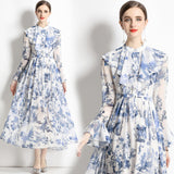 Gabby | Vestido Elegante con Estampado de Tinta