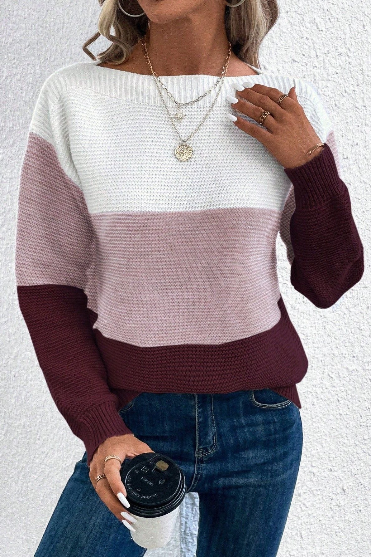 Soria Jersey de Mezcla de Lana con Toque Suave