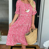 Blythea – Vestido Midi Acampanado Relajado