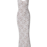 EVANGELINE - Vestido Maxi Bordado