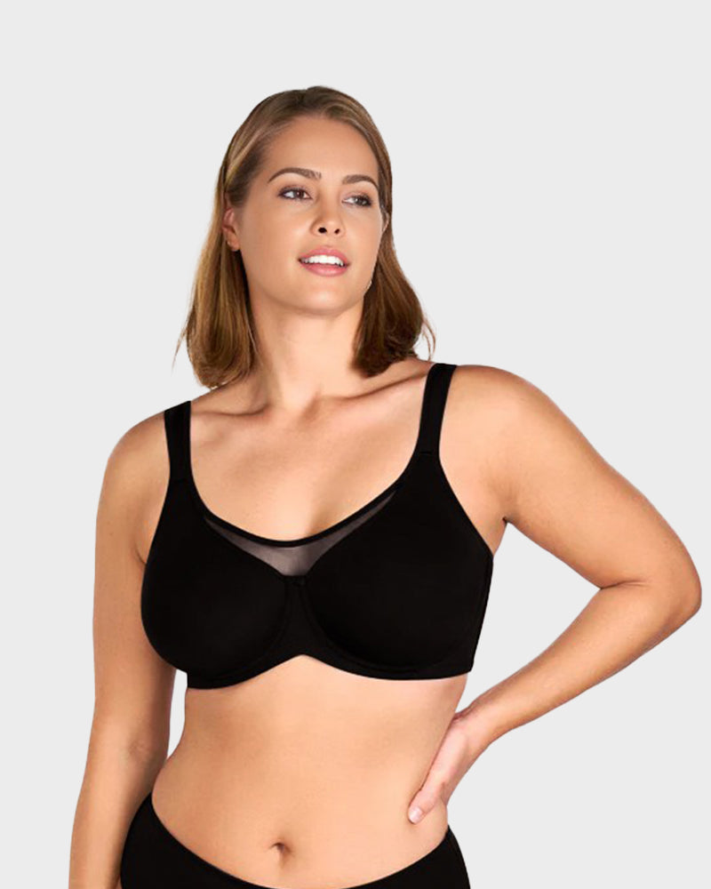 Sujetador minimizador refrescante de talla grande con cobertura total