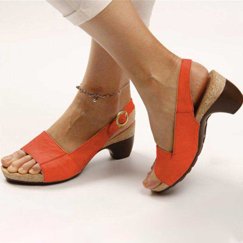 Zoraida® | Orthopedic Sandals With A Comfortable Heel