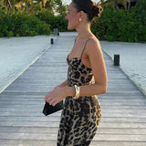 Antonella - Vestido Maxi Leopardo