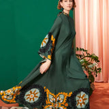 Vestido Maxi Floral Sculpted Elegance™