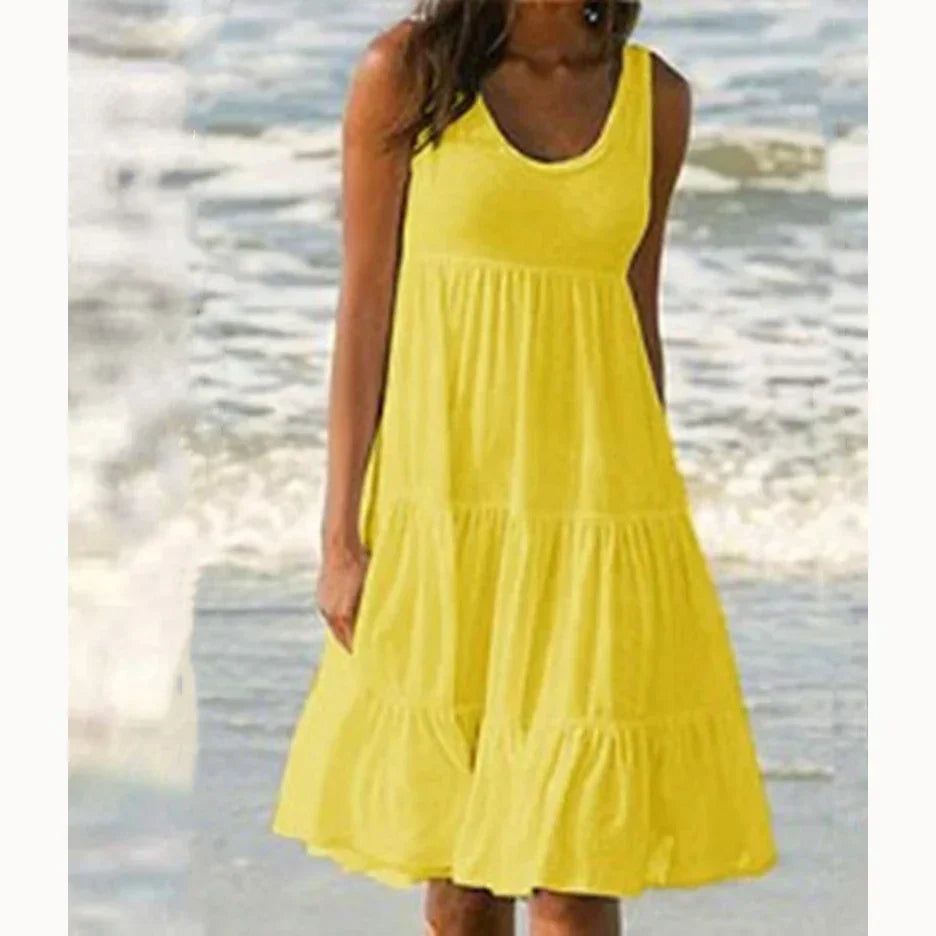 Layla™ - Vestido Mini Sin Mangas Boho