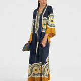 Vestido Maxi Floral Sculpted Elegance™