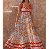 Solana | Vestido Maxi Floral Elegante