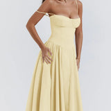 Elara | Vestido de tirantes con corsé
