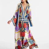 Vestido Maxi Floral Sculpted Elegance™
