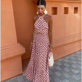 Mickay - Vestido Midi Elegante con Diseño Off-Shoulder