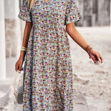Layla™ - Vestido Impreso Elegante con Escote en V