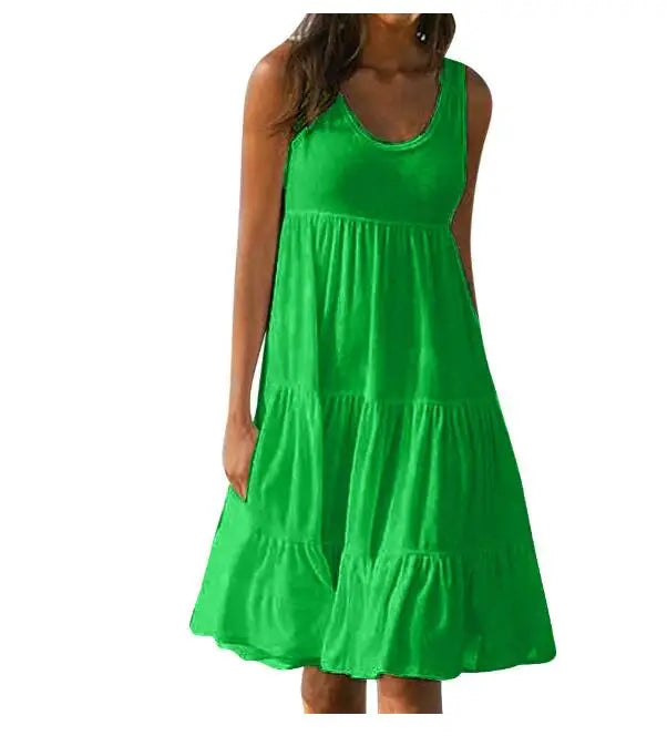 Layla™ - Vestido Mini Sin Mangas Boho