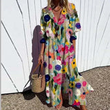 Jessy | Vestido Maxi Boho de Lujo (Casi agotado)