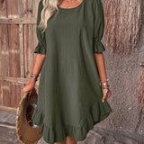 Rebecca | Vestido Casual con Volantes