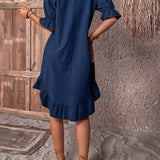 Rebecca | Vestido Casual con Volantes
