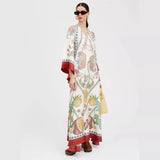 Vestido Maxi Floral Sculpted Elegance™