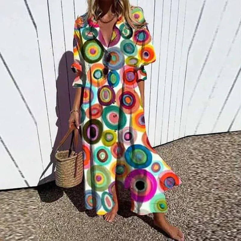 Jessy | Vestido Maxi Boho de Lujo (Casi agotado)