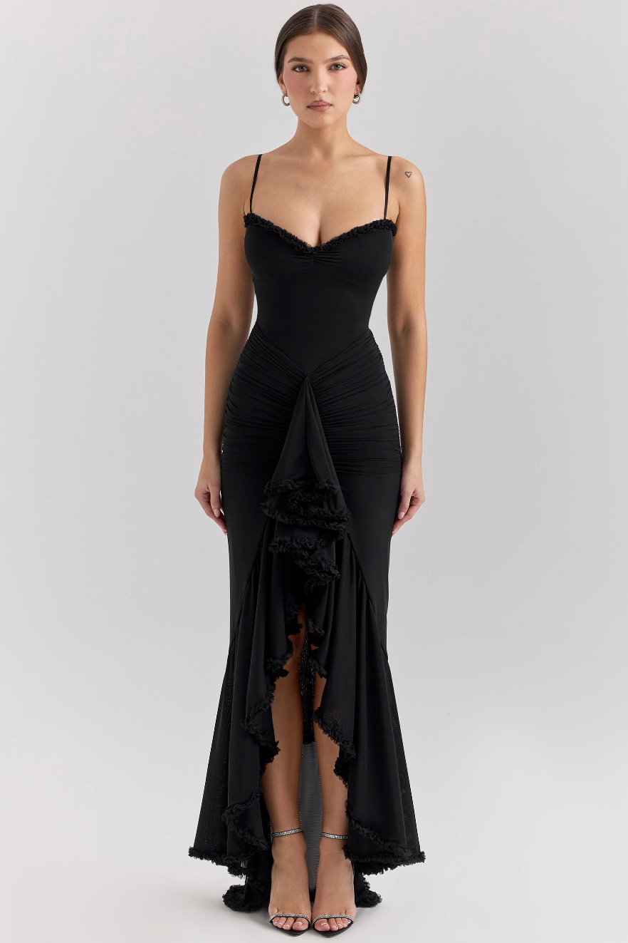 Edith - Encantador Vestido Con Volantes