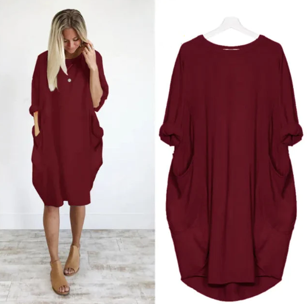 Lily | Vestido cómodo de corte holgado