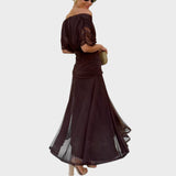 Lora Vestido Largo Con Escote En V