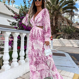 Vestido Maxi con Escote en V Amélie