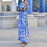 Vestido Maxi Off-Shoulder Isla