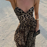 Antonella - Vestido Maxi Leopardo