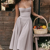 Elara | Vestido de tirantes con corsé