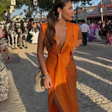 Moriah - Vestido Maxi Plisado Elegante