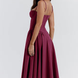Elara | Vestido de tirantes con corsé