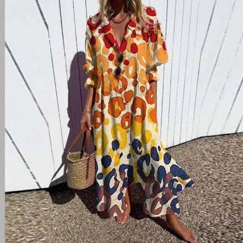 Grace™ - Vestido Maxi Boho de Lujo