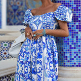 Vestido Maxi Off-Shoulder Isla