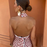 Mickay - Vestido Midi Elegante con Diseño Off-Shoulder