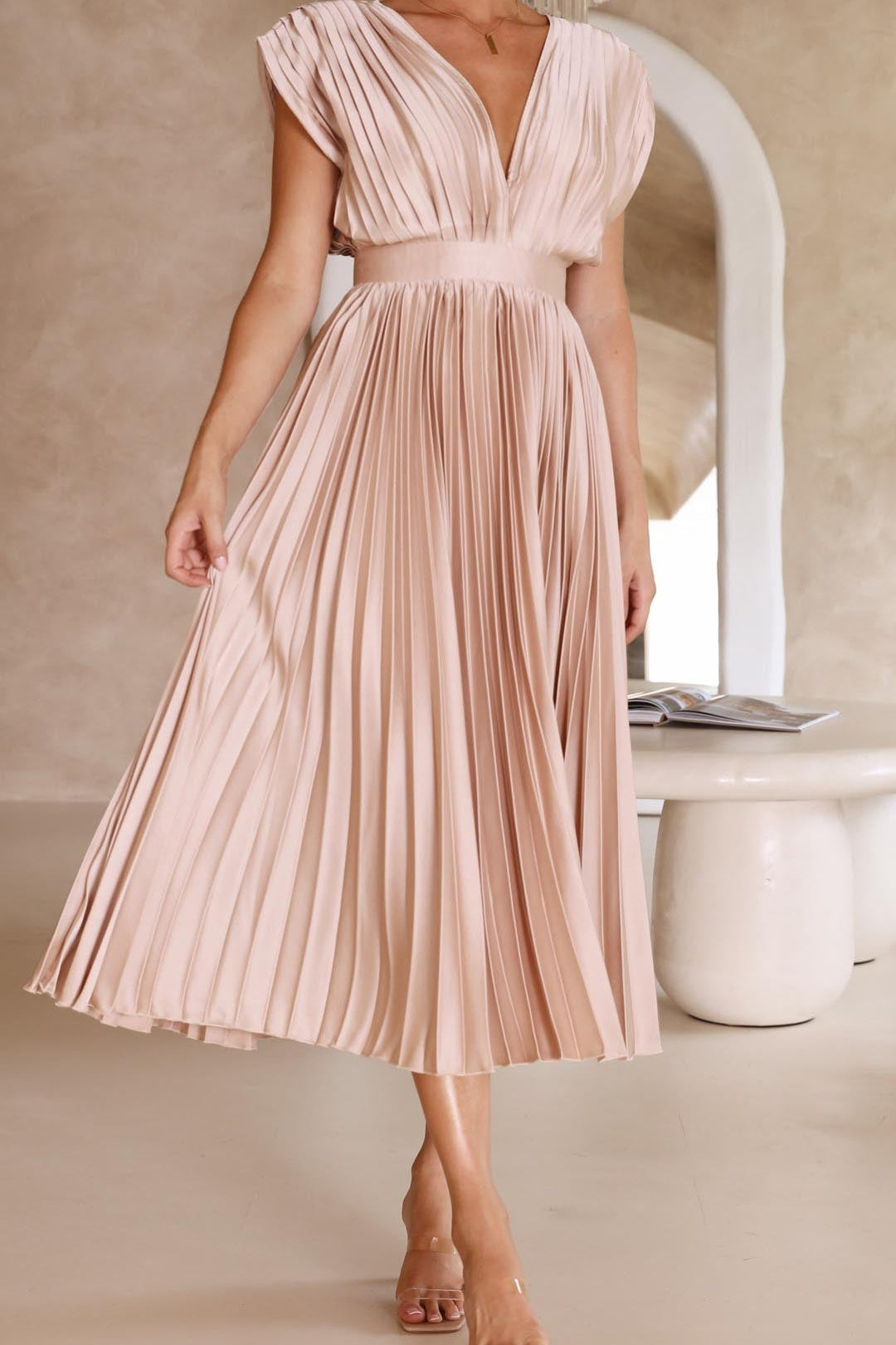 Violeta | Elegante vestido plisado