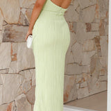 Shyann - Vestido Midi Plisado