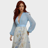 Helena Maxivestido con deslumbrante estampado floral