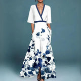 Ruby - Vestido Elegante con Patrón Floral