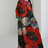 Lyra - Vestido Midi Floral Liviano para Mujeres