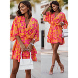 Valeria - Vestido Mini Floral Bohemio