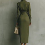 Hera | Vestido maxi entallado elegante