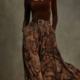 Candelaria | Conjunto vintage y falda maxi