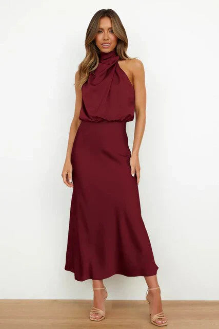 Benthe - Vestido Midi Off-Shoulder