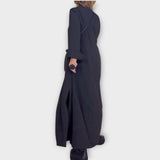 Vestido Maxi con Cuello Relajado
